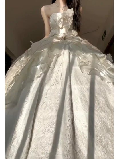 Modest Quinceanera Dresses Ball Gown Off The Shoulder White Birthday Gowns Vestidos De 15 Anos Formal Party Long Sweet 16 Dress AU167