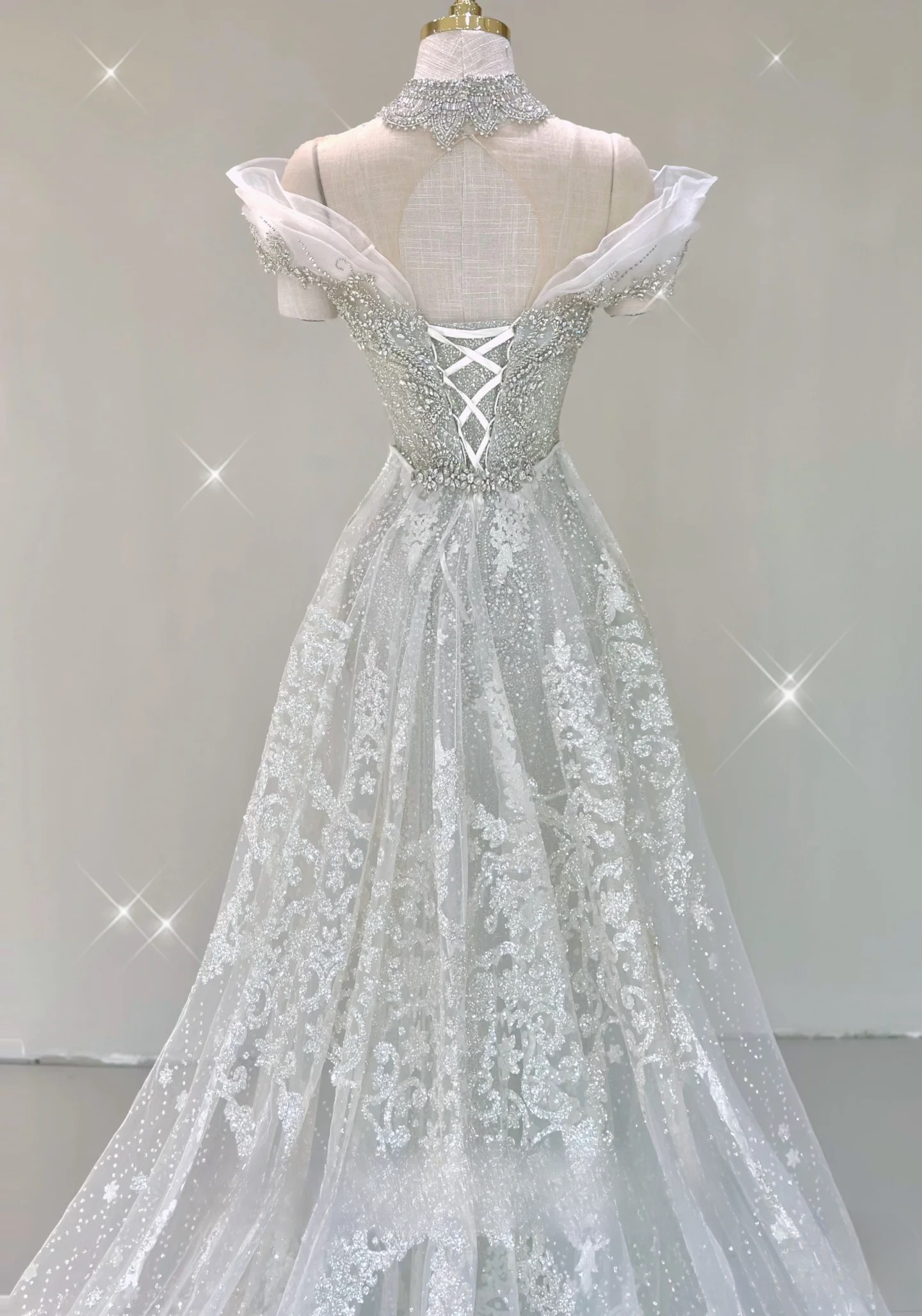 Sparkle Mermaid Off The Shoulder Light Sky Blue Sequin Long Prom Dresses Party Dress Birthday Outfits Graduation Dress AU172