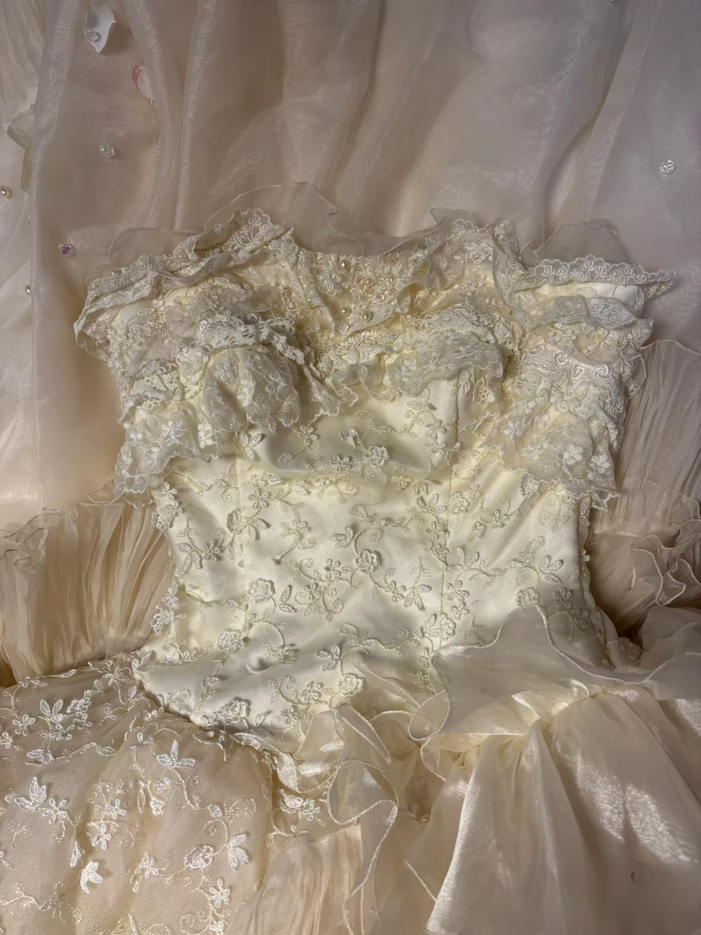 Retro Ball Gown Strapless 60s Fitted Corset Bride Gown Long Wedding Dresses AU186