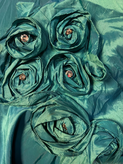 Retro Prom Dresses Mermaid Sweetheart Vintage Fashion Inspiration Teal Blue Taffeta Long Prom Dresses Party Dress Prom Gowns AU200