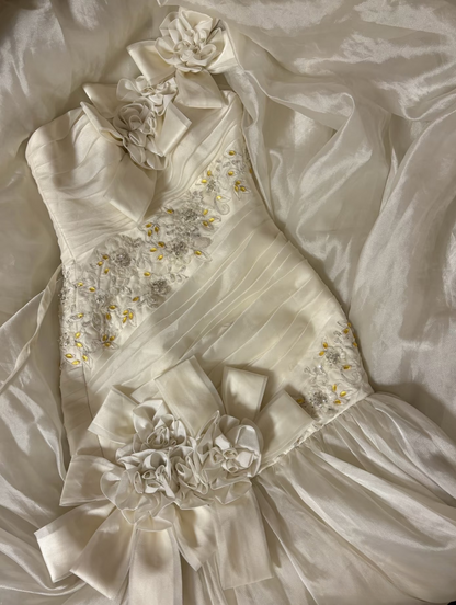 Retro Wedding Dresses Mermaid One Shoulder Plus Size 1970s Vintage Long Wedding Dress Bride Gowns AU239