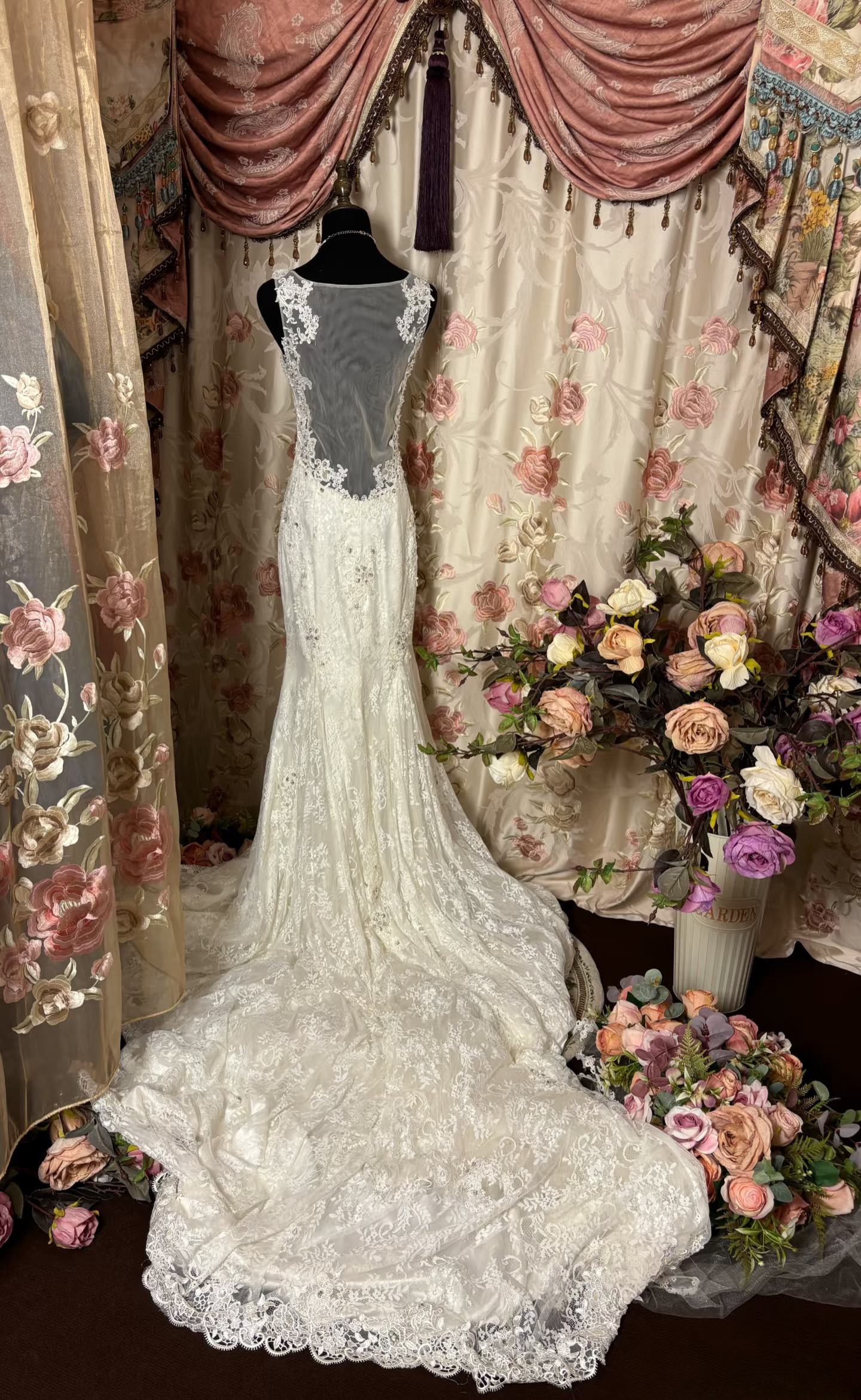 Retro Mermaid Straps Sweetheart Lace Long Prom Dresses 80s 70s Party White Prom Gowns AU244