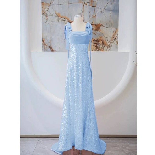 Vintage A Line Straps Sequin Pink Long Prom Dresses Party Dress 20th Birthday Outfits Graduation Dress AU251