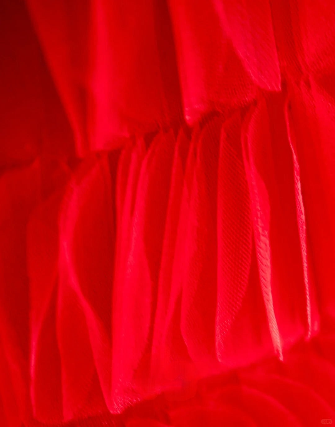 Pretty Ball Gown Spaghetti Strap Red Tulle Prom Dresses Long Evening Party Formal Outfits RB6660