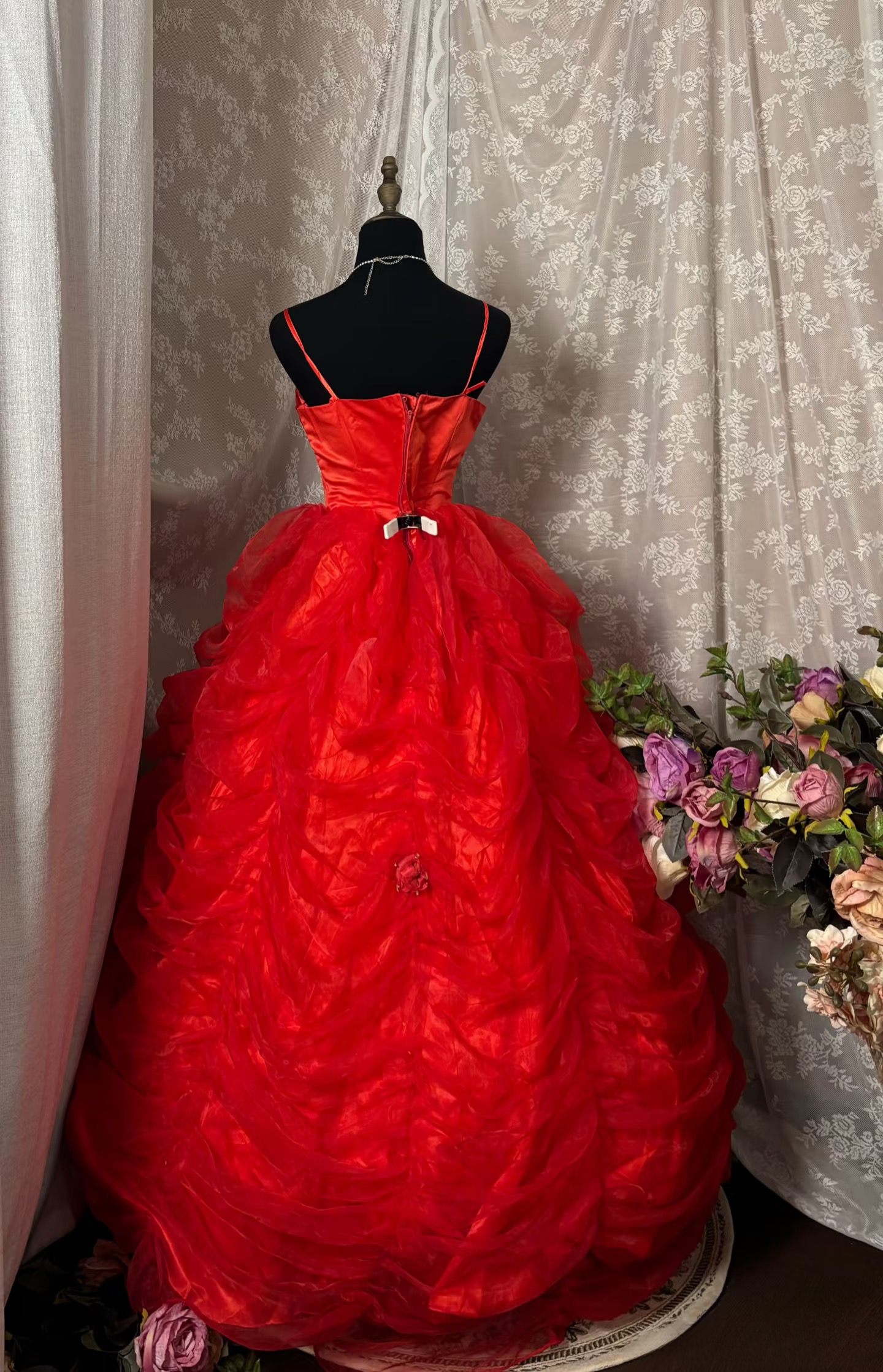 Vintage Outfits 50s Dress Prom Ball Gown Spaghetti Straps Puffy Pleated Dresses Formal Party Teens Evening Gowns AU349