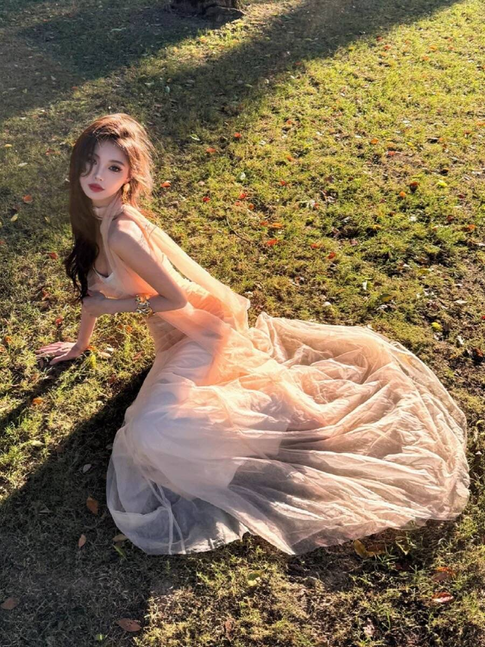 Vintage Mermaid Sweetheart Tulle Floor Length Prom Dresses Party Dress 21st Birthday Outfits Graduation Dress AU350