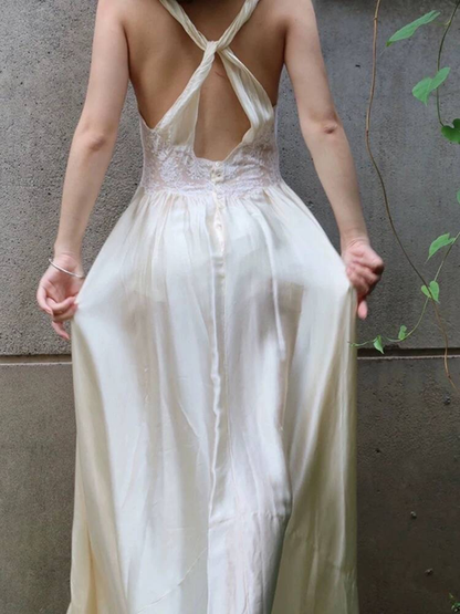 Vintage A line Straps Lace White Wedding Gown Long Fairytale Bride Gown Wedding Dresses AU368