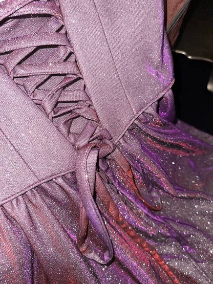 Cute A line Sweetheart Light Purple Sequin Prom Dresses Party Dress 20th Birthday Outfits Graduation Dress AU422