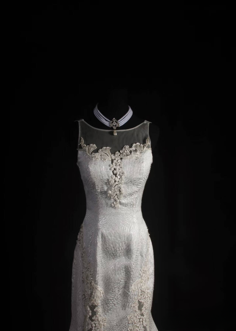 Vintage Mermaid Bateau Silver Gray Long Prom Dresses Party Dress Princess Graduation Dress AU531