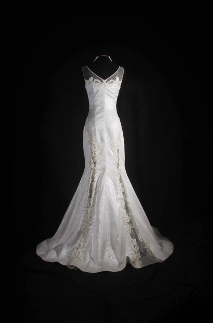 Vintage Mermaid Bateau Silver Gray Long Prom Dresses Party Dress Princess Graduation Dress AU531