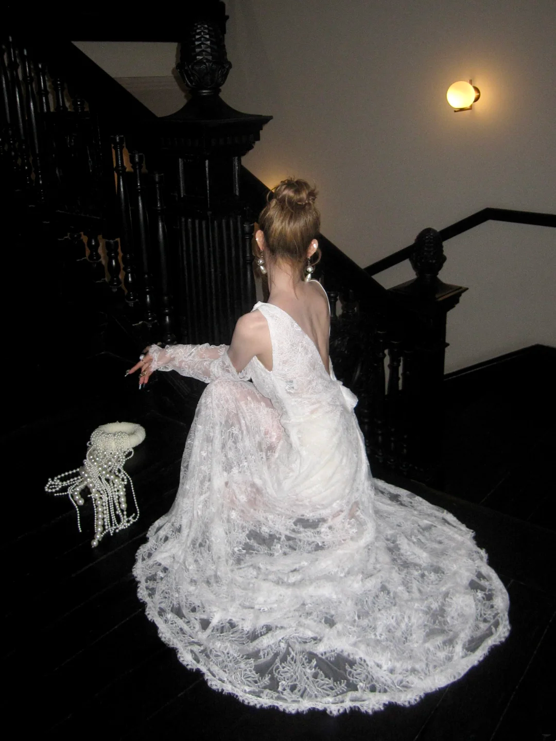 Mermaid Lace Wedding Dress With Straps Fairytale Brides Gown Wedding Dresses N051