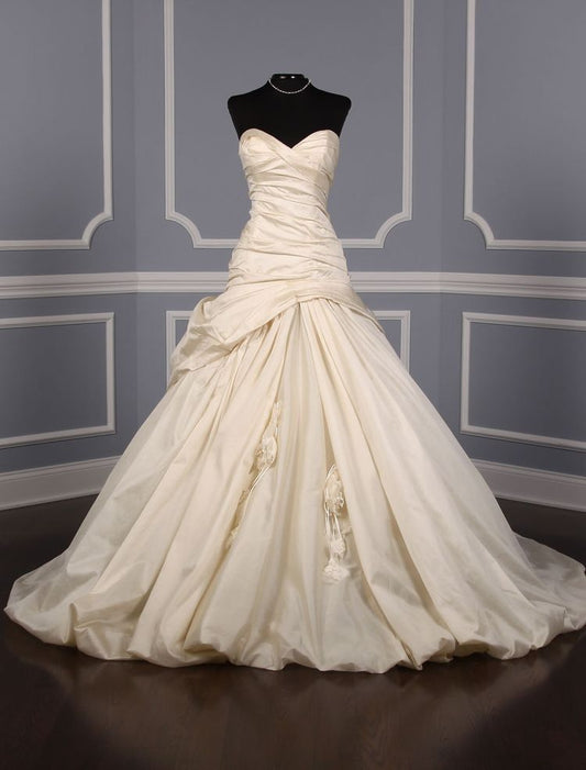 Vintage Mermaid Sweetheart Long Wedding Dress Fairytale Formal Wedding Dresses Civil Ruffles Brides Gowns B193