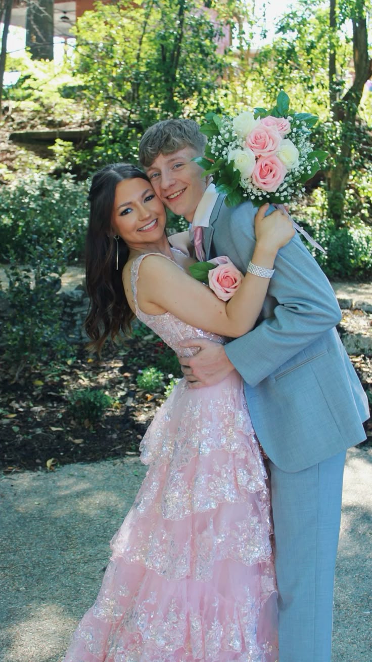 Beautiful Ball Gown Off The Shoulder Pink Lace Slit Prom Dresses Inspiration Prom Dress Princess Graduation Dress B339