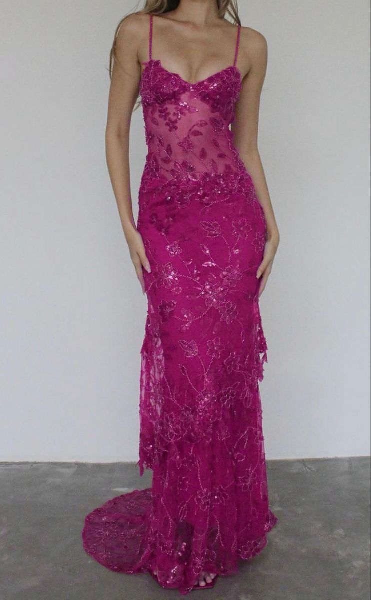 Elegant Mermaid Spaghetti Straps Sequin Long Prom Dresses Inspiration Trending Evening Gowns Formal Party Prom Dress B349