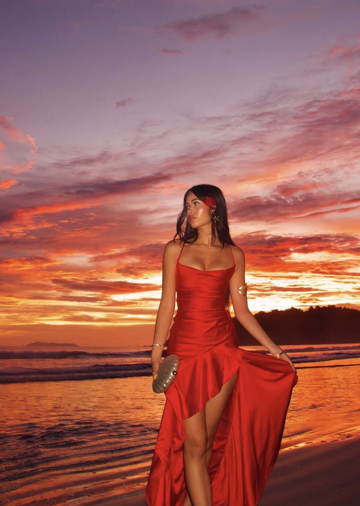Modest High Low Halter Red Satin Slit Prom Dresses Inspiration Prom Dress Princess Graduation Dress B447