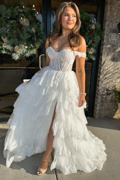 Charming Ball Gown Off The Shoulder Pink Lace Sequin Prom Dresses Inspiration Prom Dress Princess Graduation Dress B515
