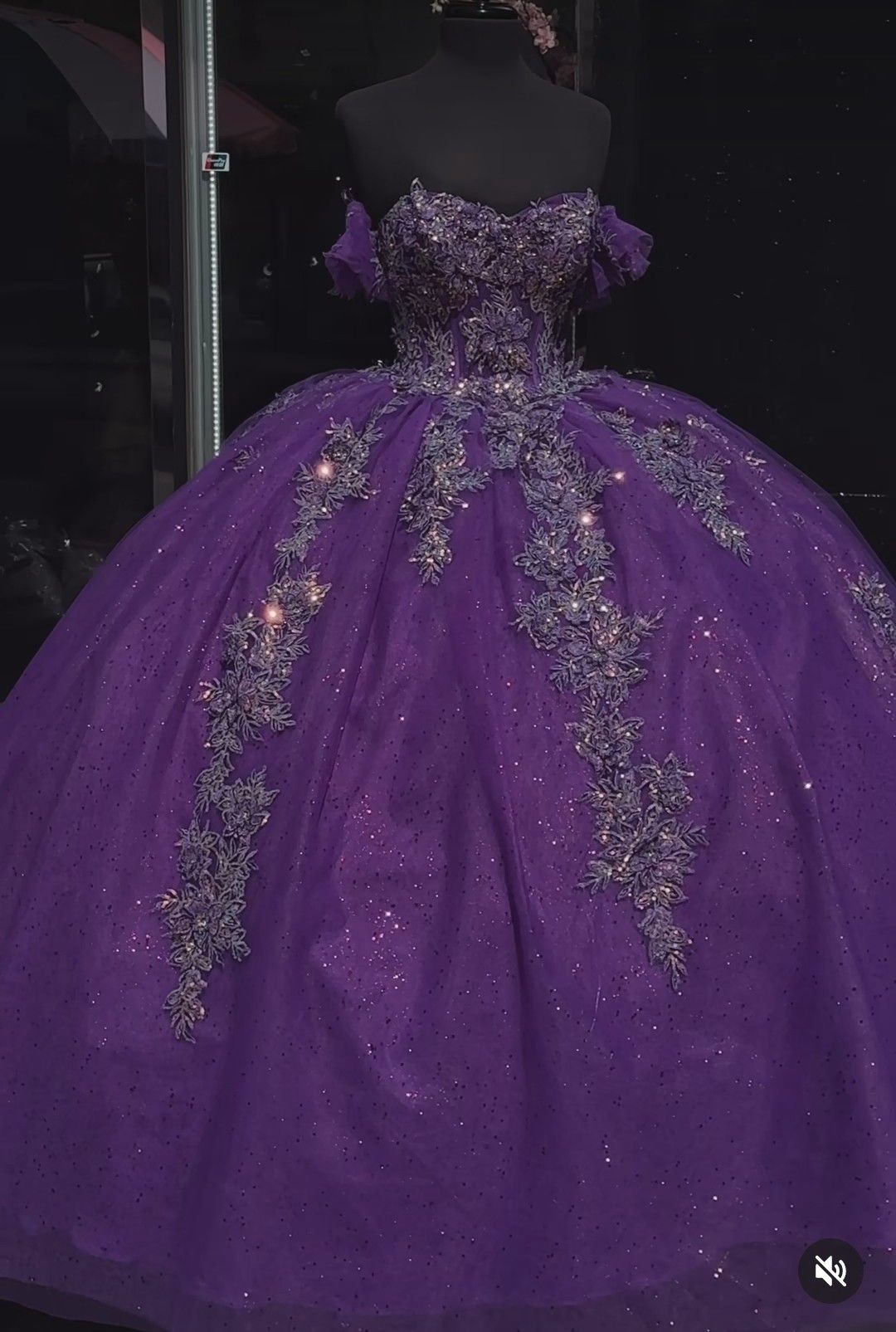 Modest Quinceanera Dresses Ball Gown Off The Shoulder Grape Tulle Birthday Gowns Vestidos De 15 Anos Formal Party Long Sweet 15 16 Dress B582