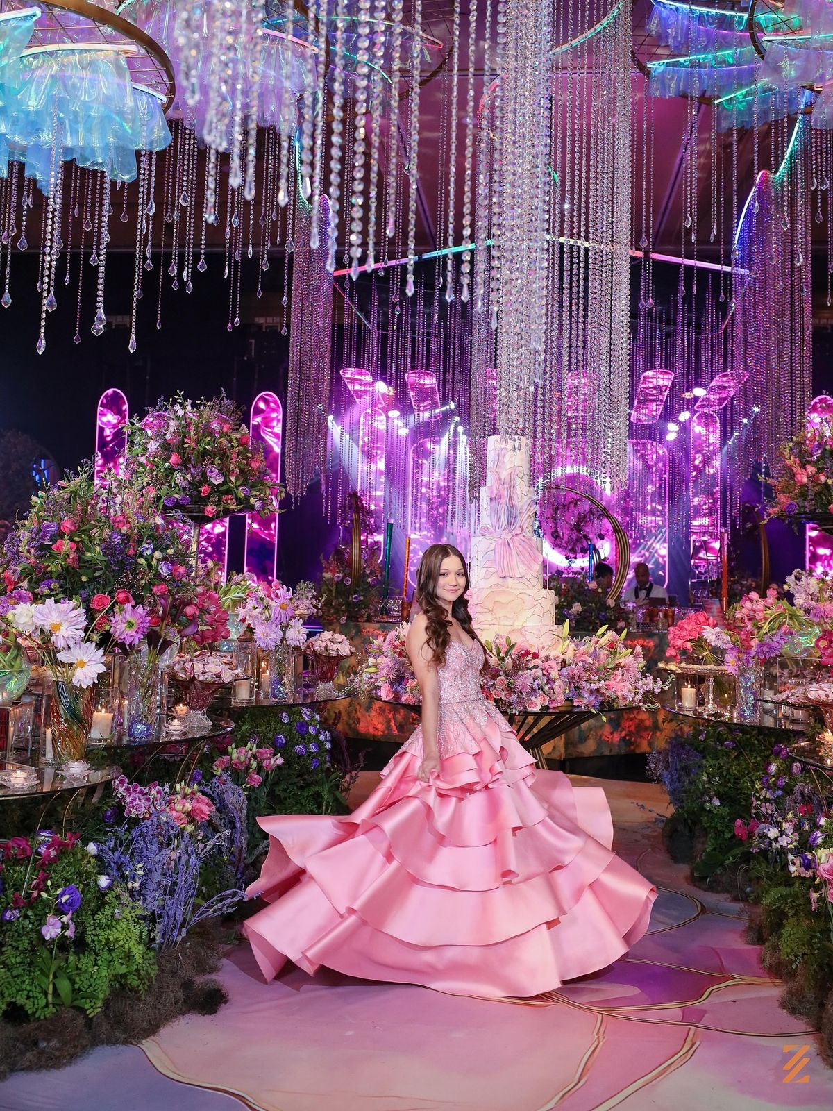 Charming Ball Gown Sweetheart Satin Pink Prom Dresses Inspiration Party Dress Princess Graduation Dress B608