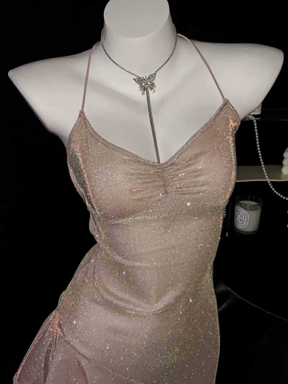 Sexy Sheath Spaghetti Straps Sequin Short 16th Birthday Dress Homecoming Dresses Cocktail Gown B654
