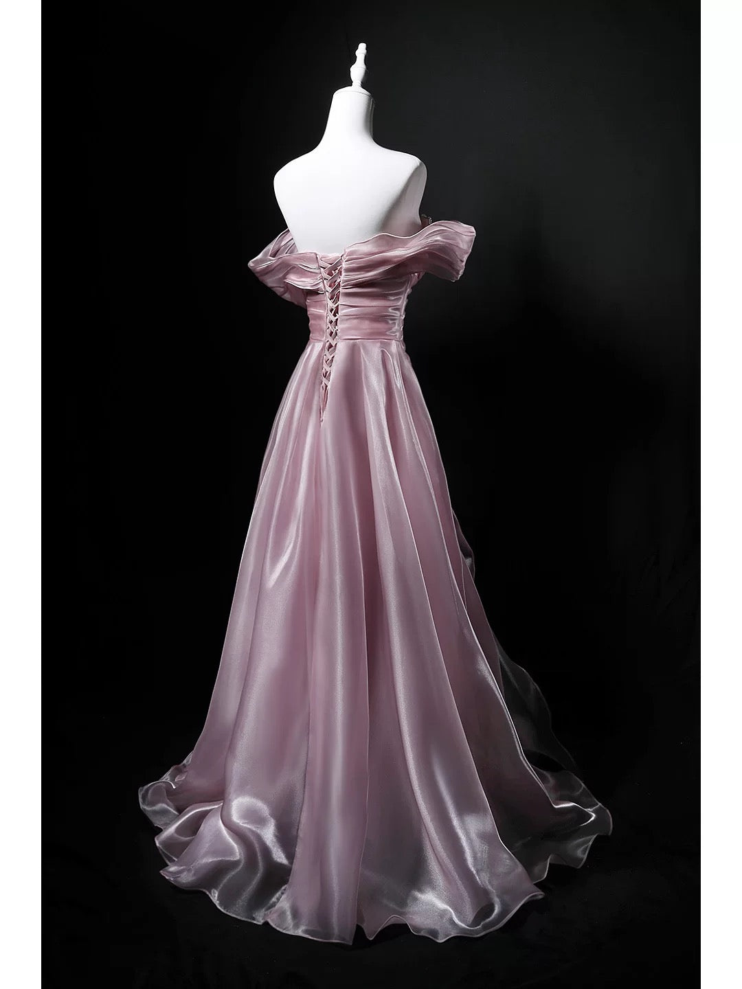 Sparkly Ball Gown Off The Shoulder Pink Birthday With Beaded Elegant Outfit Formal Prom Dresses N4157