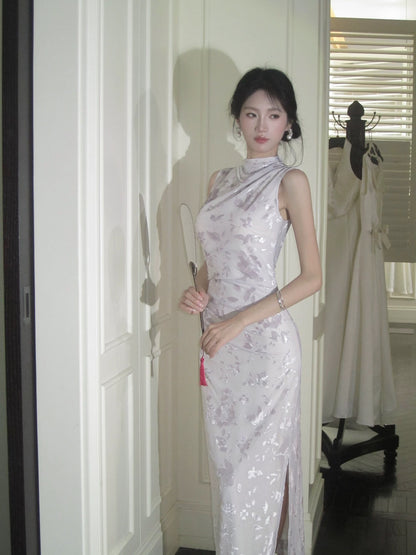 Chic Sheath High Neck Lace Inspiration Spring Wedding Party Guest Dresses N2183