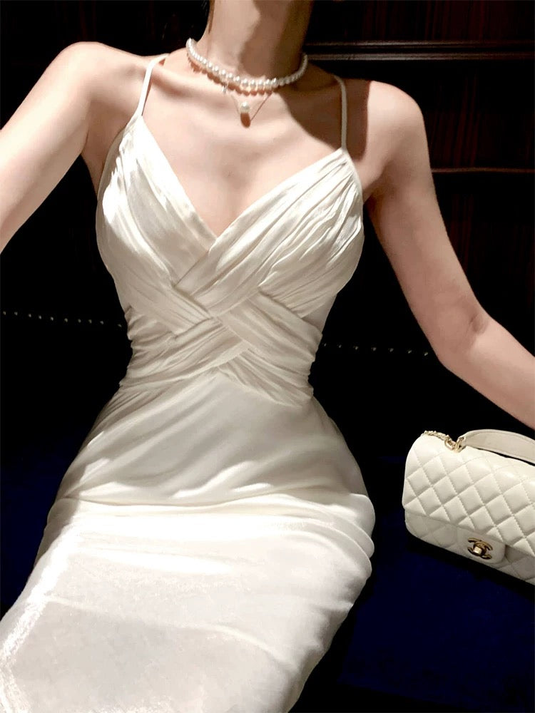 Classy Sheath Spaghetti Strap Green Long For Women Girls Teens Prom Dresses N2222