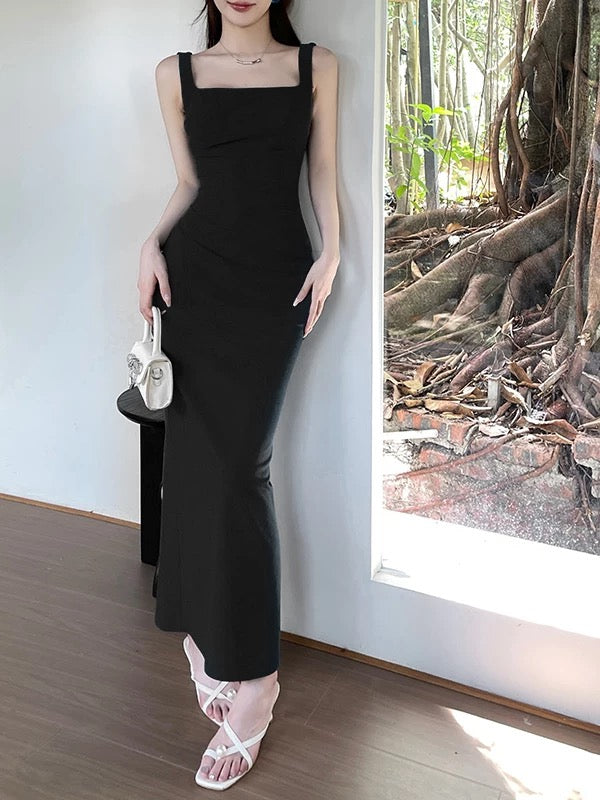Dreamy Mermaid Square Neck Ankle Length Cruise Ship Formal Night Evening Dresses 18th Birthday Outfits RB5662