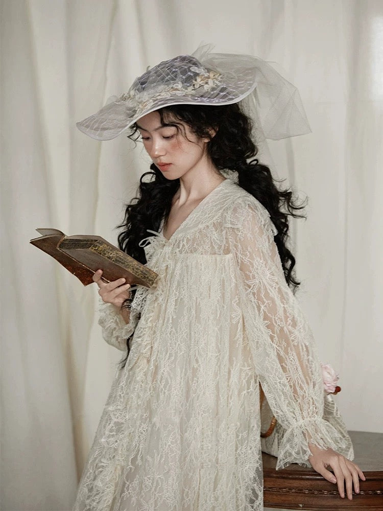 Charming A Line V Neck Lace White With Sleeves Brides Gown Bridal Dress Long Wedding Dresses RB5712