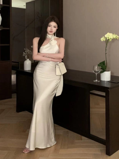 Glam Sheath One Shoulder Black Tie Prom Spring Summer Beach Formal Wedding Guest Dresses N3967