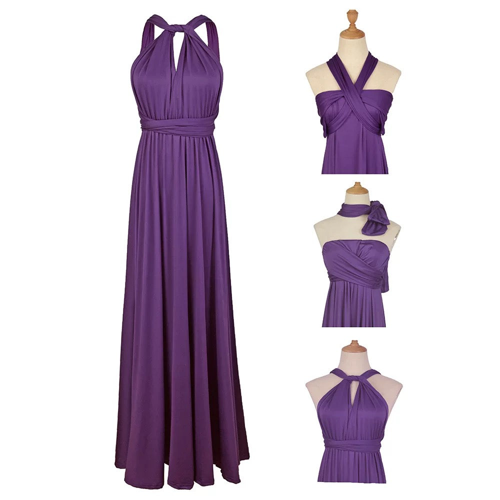 Sexy A line Halter Grape Chiffon Backless 18th Birthday Elegant Outfit Summer Wedding Guest Dresses N4044