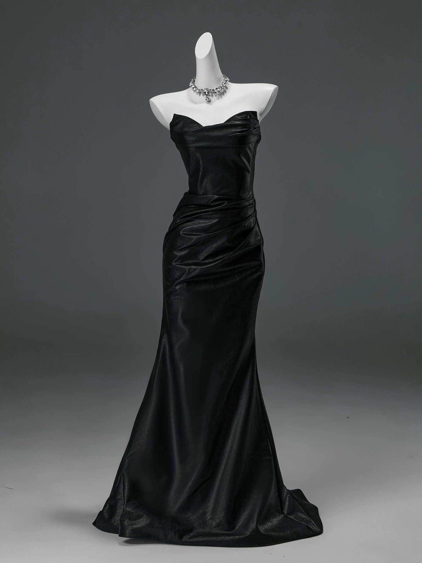 Sexy Mermaid Sweetheart Black Tie Dress Date Night Outfits Semi Formal Prom Gown Evening Dresses RB5539