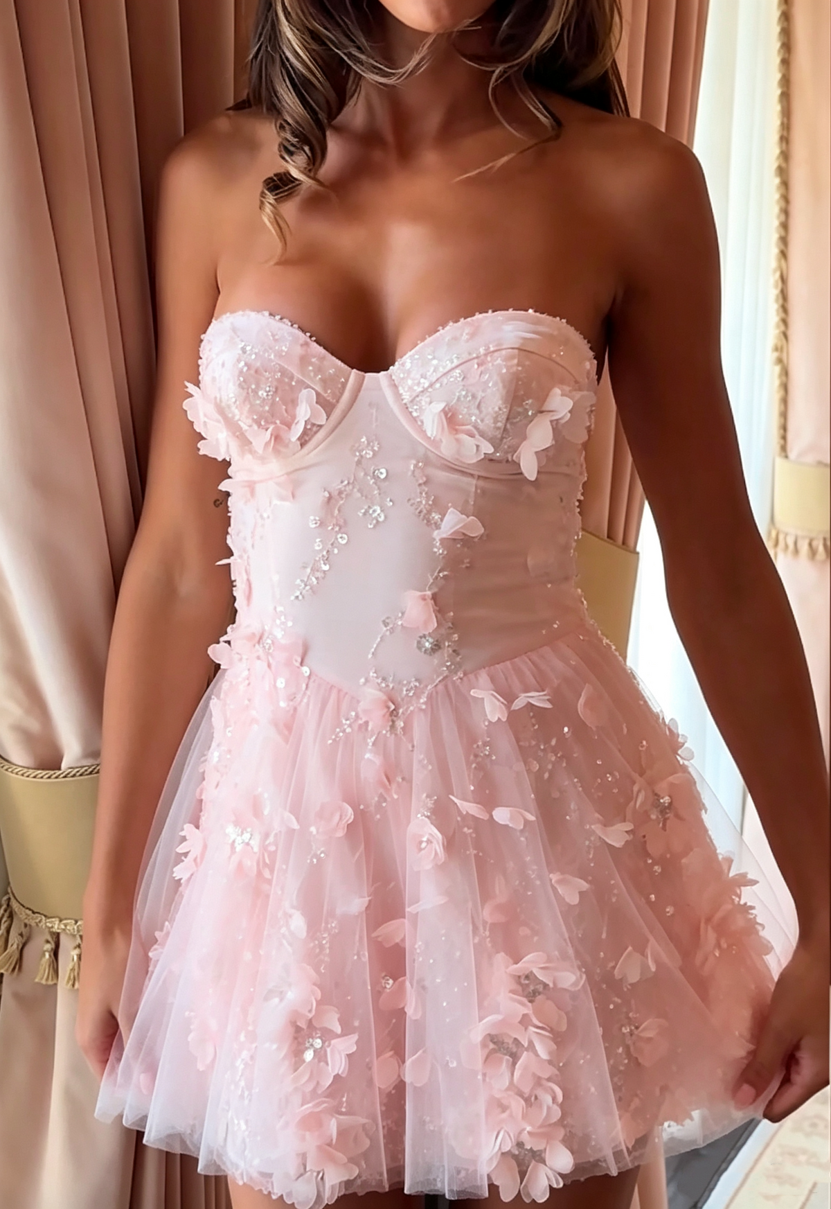 Old Money Homecoming Look Hoco dress Sheath White Halter Short Mini Homecoming Dresses Inspo Graduation Outfit RB6706