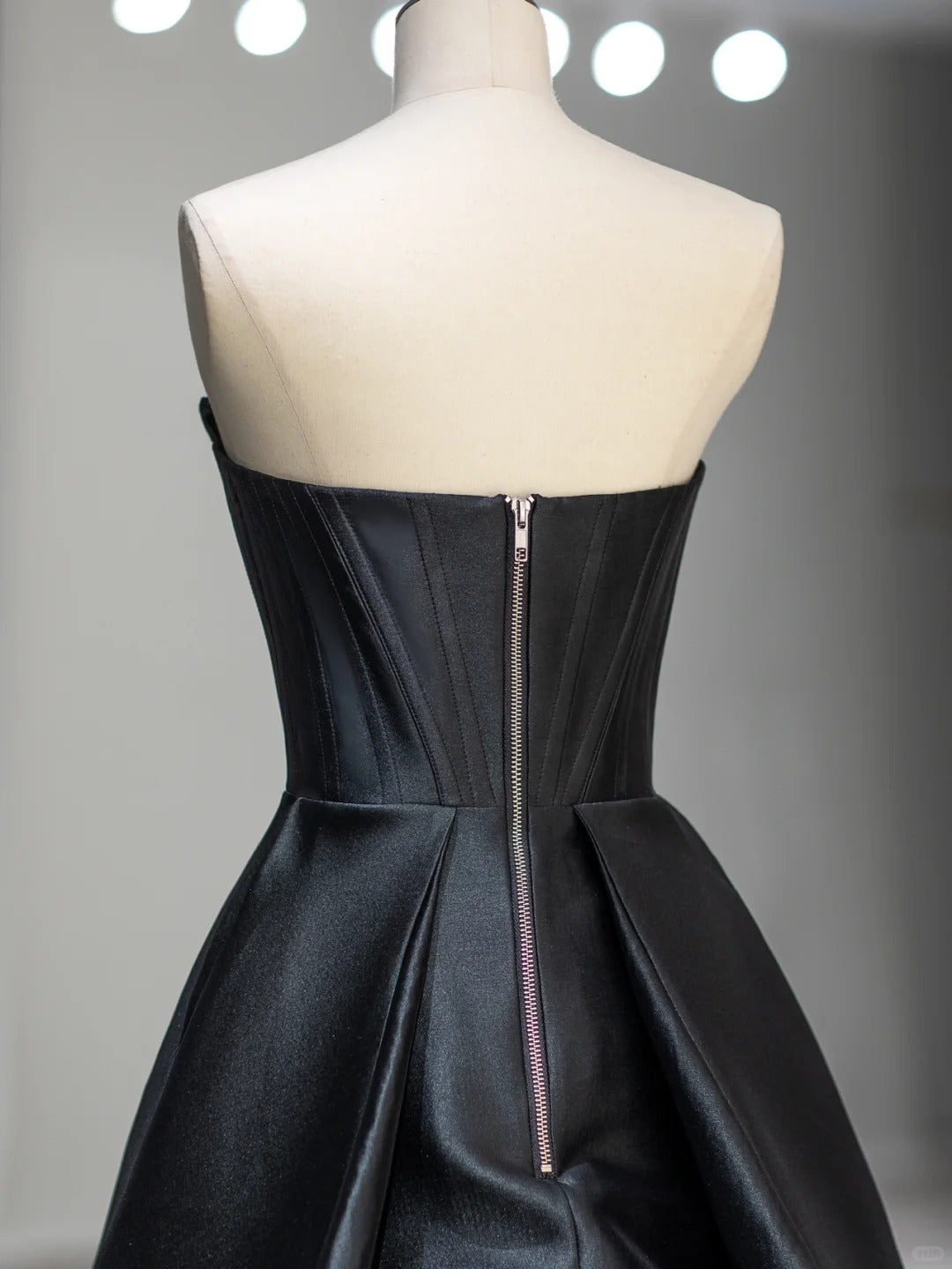 Beautiful Ball Gown Strapless Black Tie Dress Long Prom Dresses Inspo Evening Outfits RB3995