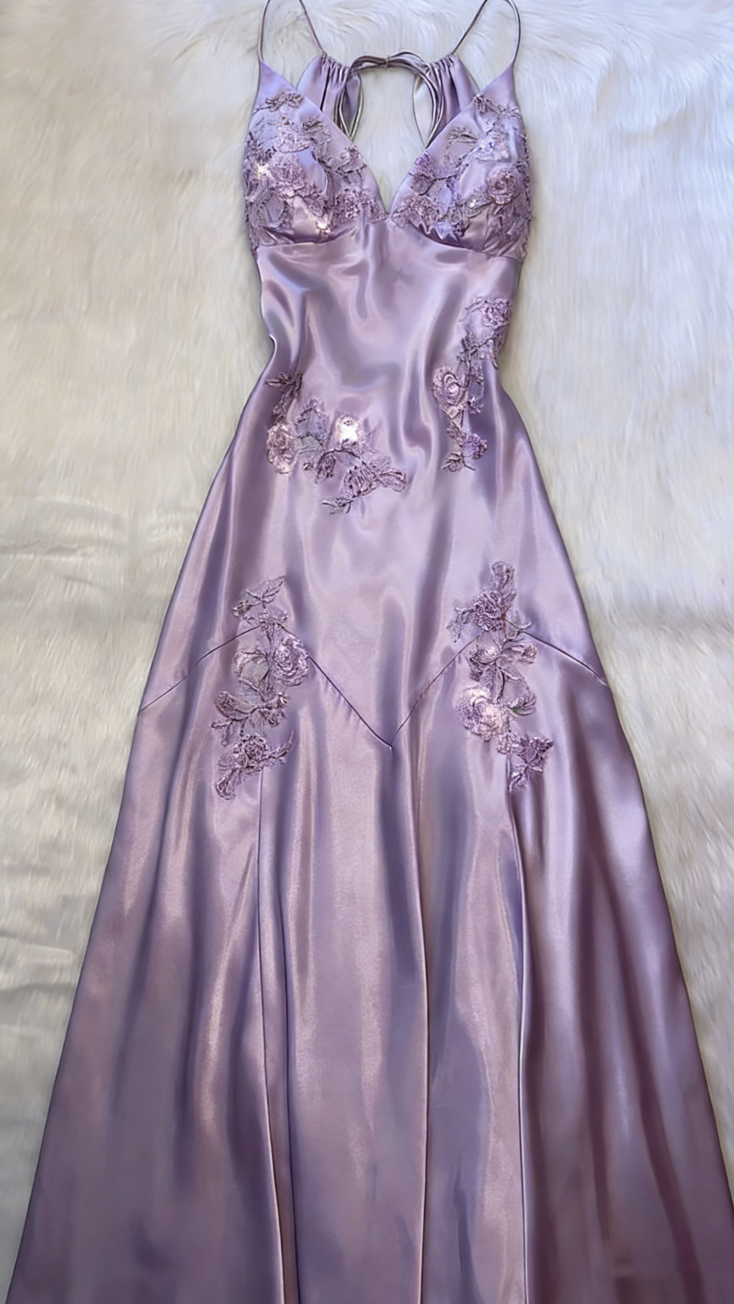Modest Mermaid Spaghetti Strap Grape Lace Backless Satin Evening Dresses High School Teens Senior Night Dance Prom Outfits N014