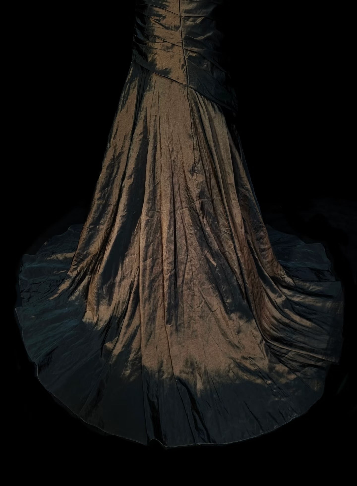 Green Taffeta Sweetheart with Lace Long Formal Dress, Green Taffeta Evening Dress Prom Dress N1780