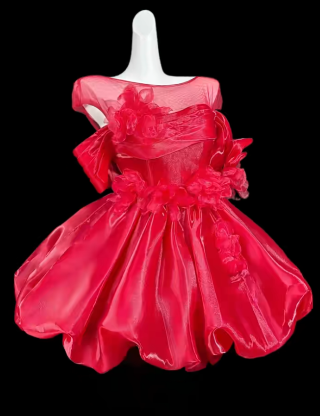 Sweet Ball Gown Off The Shoulder Blue Short Mini Party Birthday Cocktail Homecoming Dresses N4345