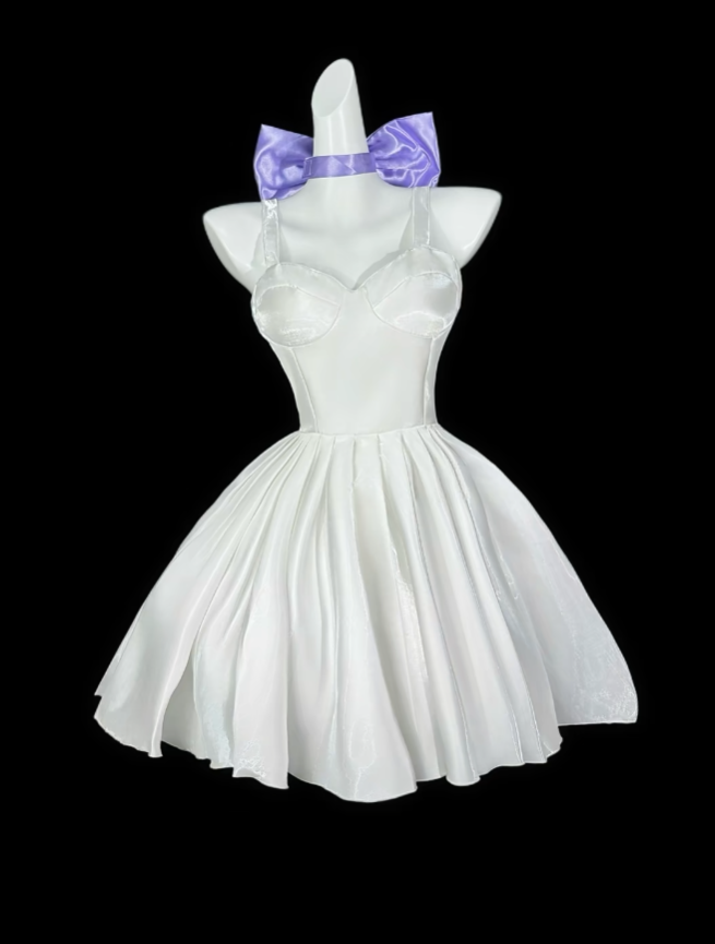 Unique Ball Gowns Spaghetti Strap White Short Mini Party Graduation Homecoming Dresses N4422