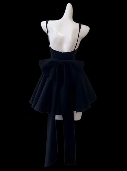 Gorgeous Ball Gowns Square Neck Black Velvet Mini Senior Short Hoco Gown High School Homecoming Dresses N4656