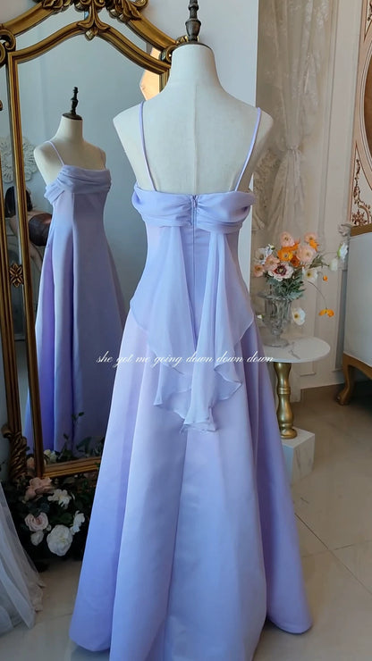 Vintage 1950s A Line Spaghetti Straps Pink Prom Dresses Inspiration Long Party Retro Evening Dress 20th Birthday Outfits AB2354