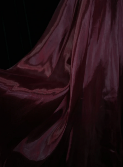Classy Formal Ball Gowns Strapless Burgundy With Beads Style Impress Long Prom Dresses Party Gowns OB035