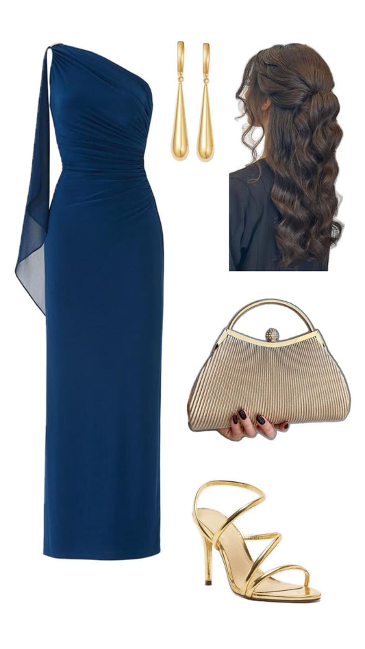 Elegant Sheath Dark Teal Floor Length Chiffon Formal For Women Girls Teens Prom Dresses N2338
