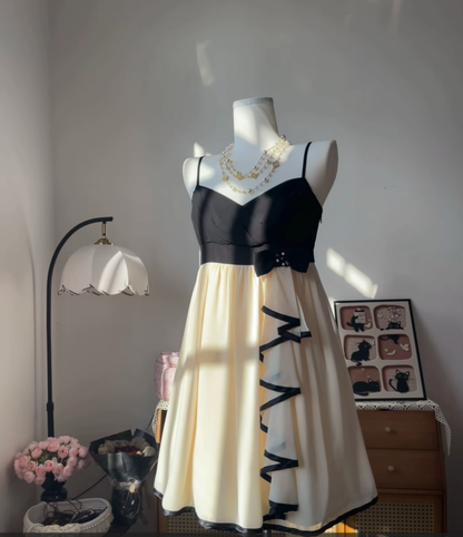 Elegant A line Spaghetti Strap Champagne Chiffon University Ideas Homecoming Dress Inspo Short High School Senior Graduation Outfit RB6980