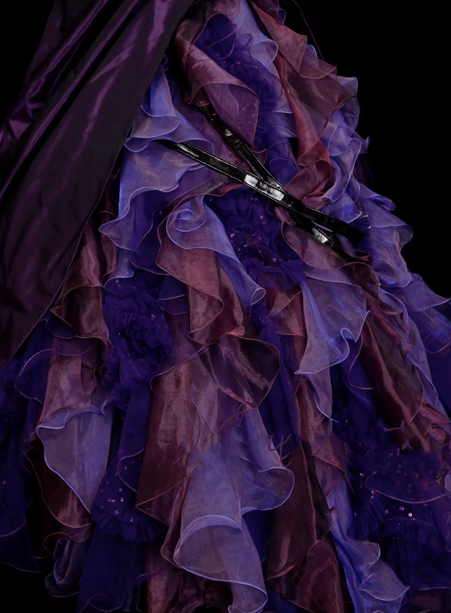 Vintage Ball Gown Strapless Purple Sweet 16 Dresses Quinceanera Dress Long 15 Vestidos De Fiesta N1323