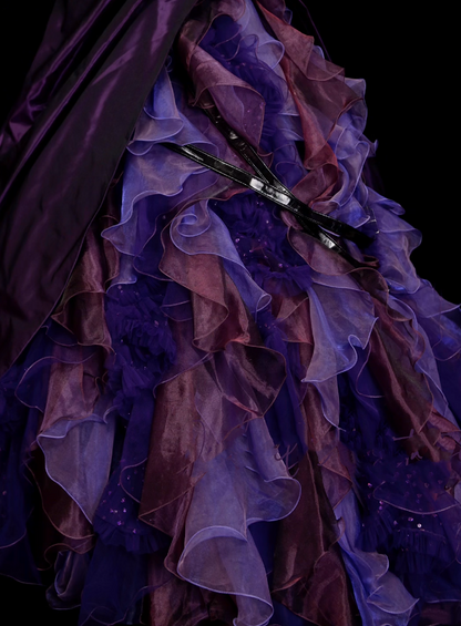 Vintage Ball Gown Strapless Purple Sweet 16 Dresses Quinceanera Dress Long 15 Vestidos De Fiesta N1323
