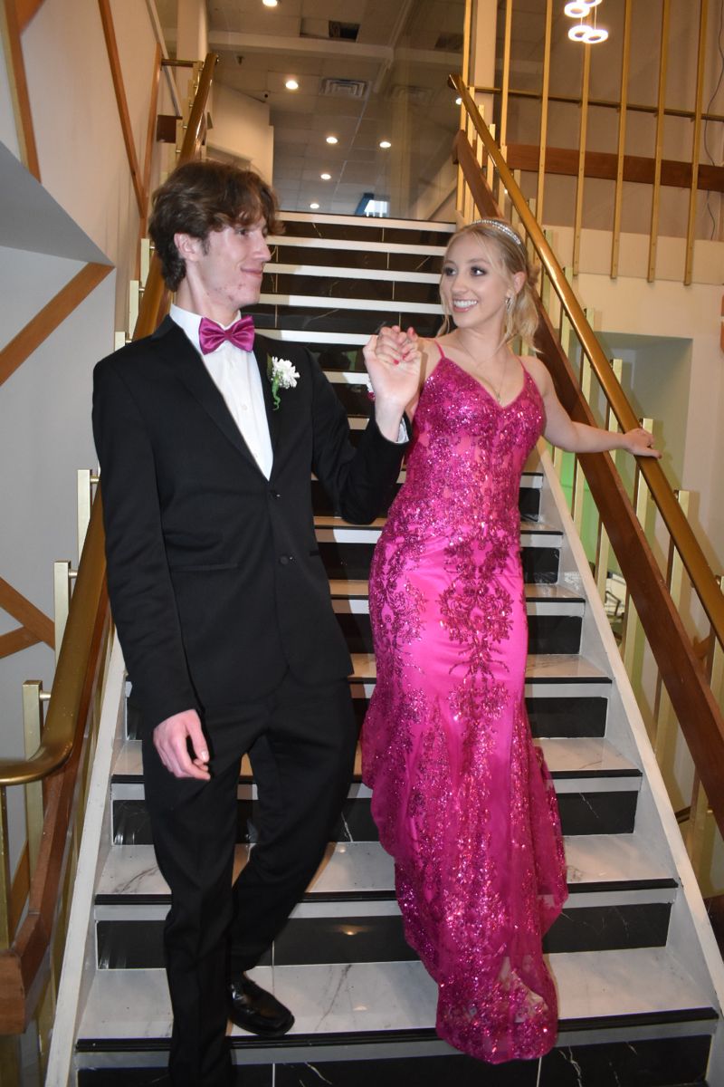 Unique Mermaid Spaghetti Straps Hot Pink Sequin Prom Dresses Long Party Dress 18th Birthday Outfits Graduation Dress RB1029