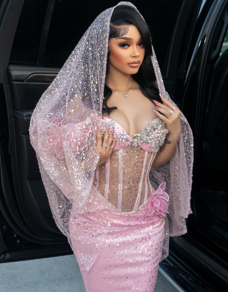 Unique Mermaid Off The Shoulder Pink Black Girl Prom Dresses inspiration Long Party Dress Birthday Outfits Graduation Dress RB1051