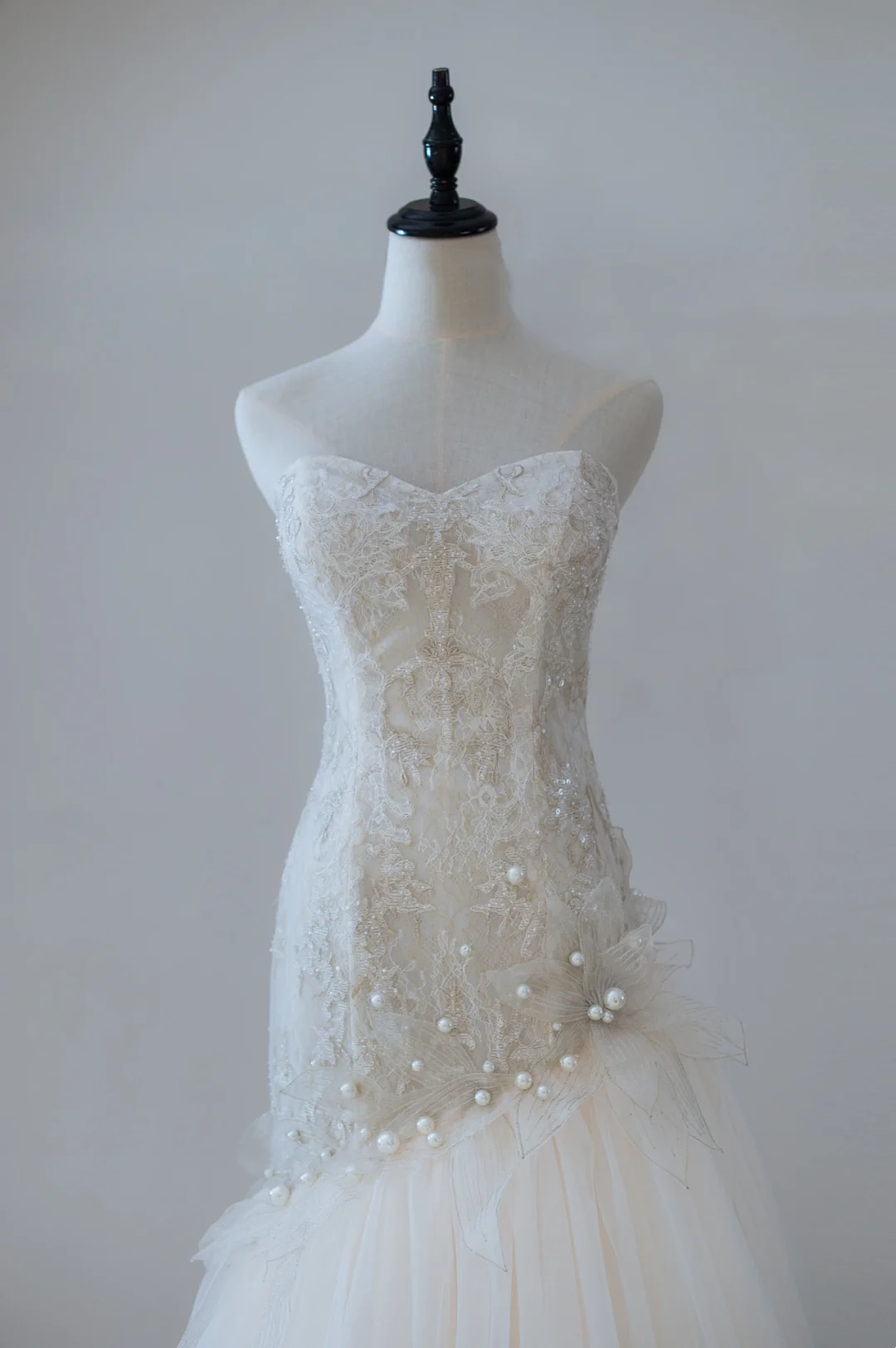 Elegant Modest Mermaid Sweetheart Lace Pleated Wedding Dress Styles Long Bridal Gown Wedding Gowns RB1188