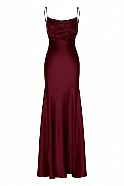 Sexy Mermaid Spaghetti Straps Navy Blue Long Prom Dresses Inspiration Party Dress 21st Birthday Outfit Graduation Dress RB1199