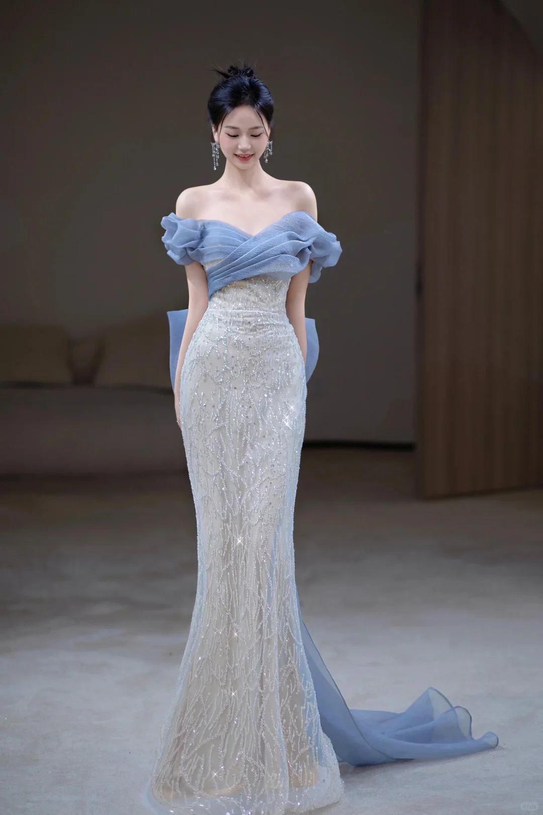 Classy Mermaid Off The Shoulder Sequin Prom Dresses Formal Dress 18th Birthday Outfits Prom Gown RB1778