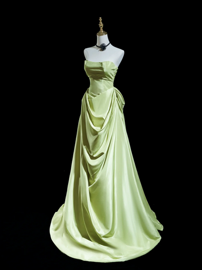 Elegant Mermaid Sweetheart Mint Green Satin Long Prom Dresses Impress 18th Birthday Outfits Prom Gown RB1847
